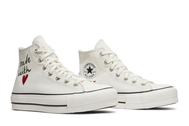 Converse Wmns Chuck Taylor All Star Lift High 'Valentine's Day - Vintage White'