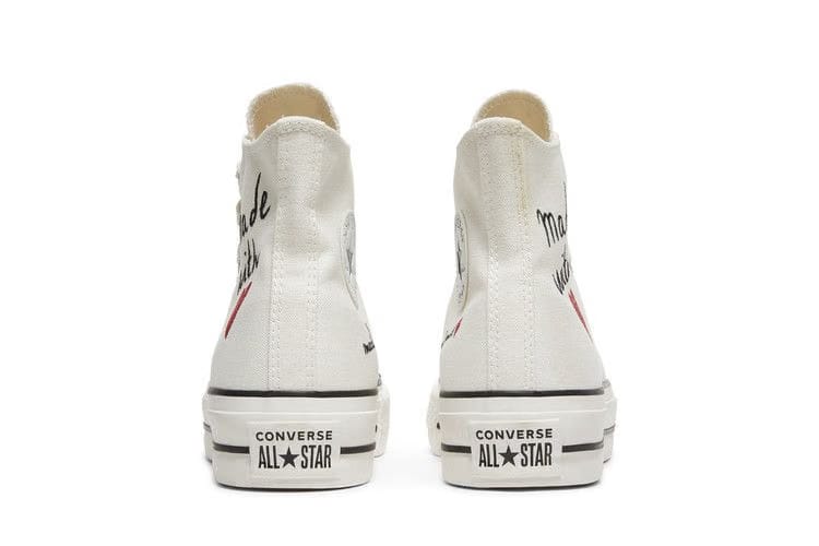 Converse Wmns Chuck Taylor All Star Lift High 'Valentine's Day - Vintage White'