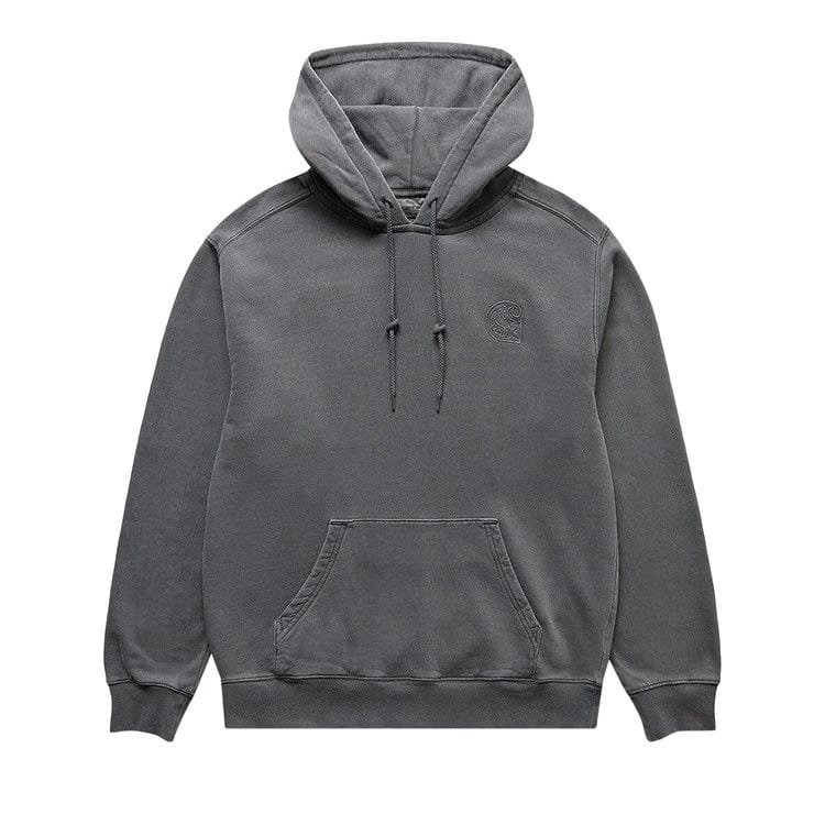 Carhartt WIP Hooded Verse Patch Sweatshirt Vulcan (Garment Dyed)