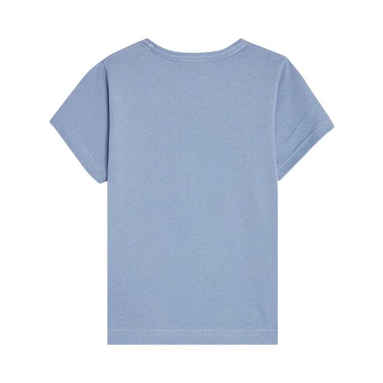 Acne Studios Kids Nash Face T-Shirt Pale Purple