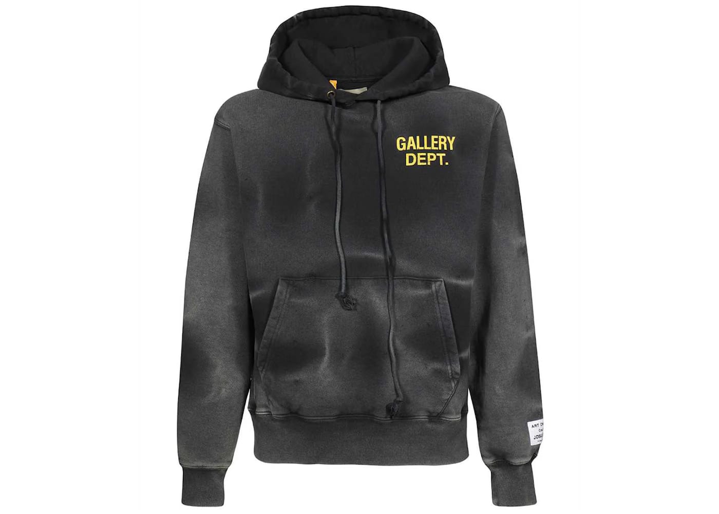 Gallery Dept. Sun Faded English Logo Hoodie Black
