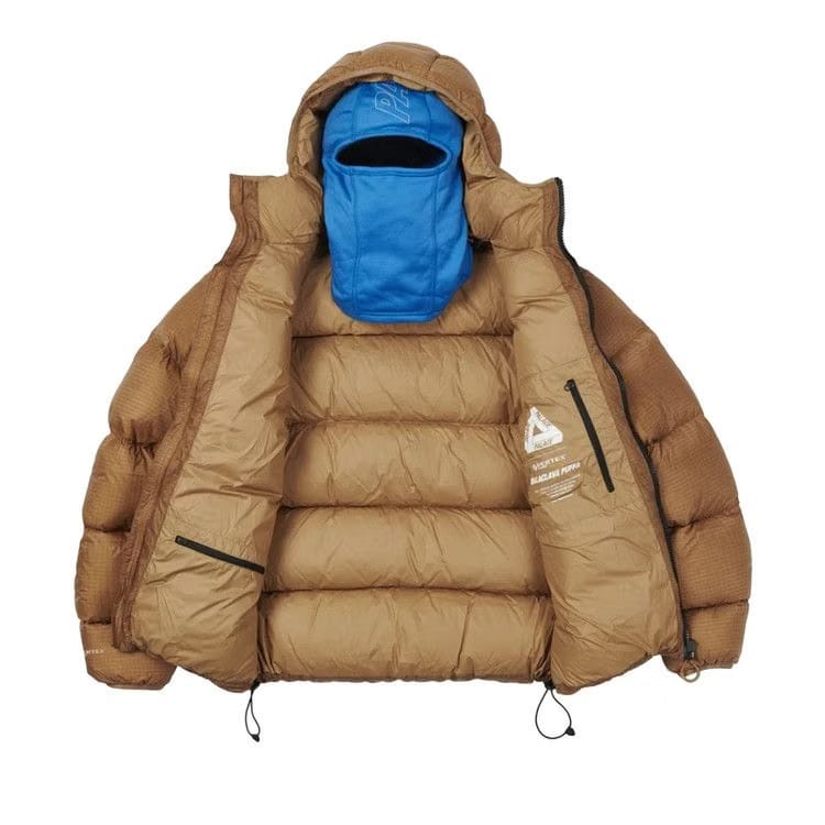 Palace Pertex Balaclava Puffa Fawn