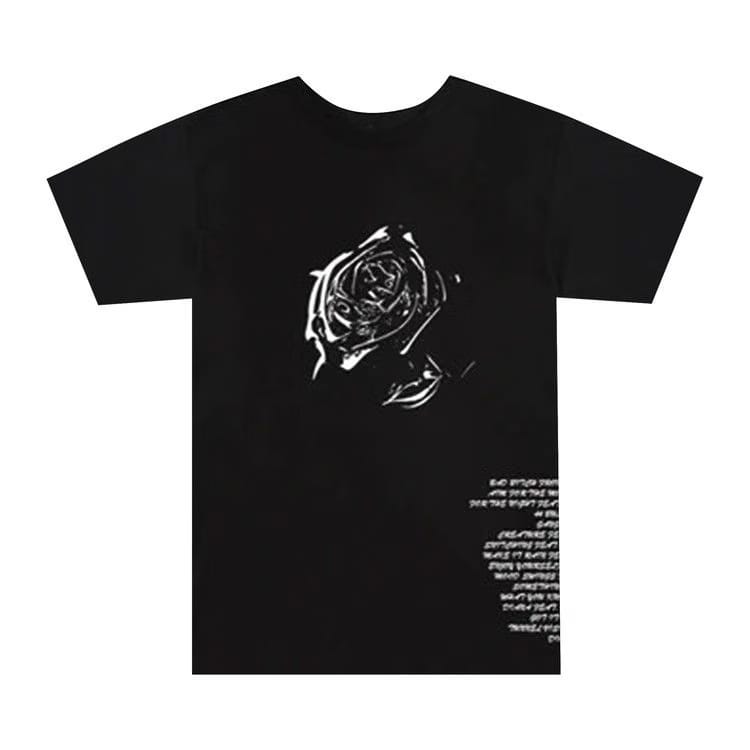 SHOOT FOR THE STARS AIM FOR THE MOON TRACKLIST TSHIRT BLACK