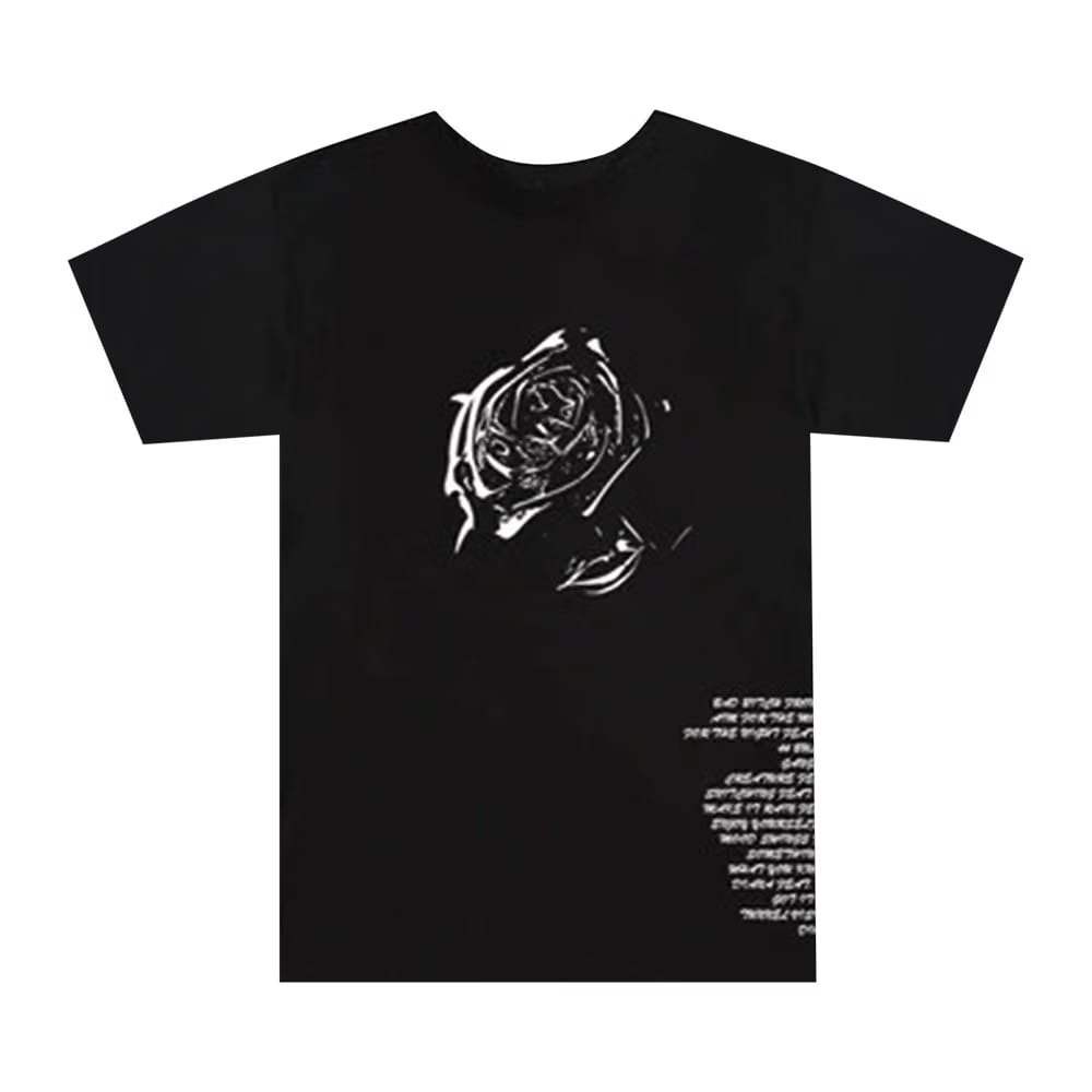 SHOOT FOR THE STARS AIM FOR THE MOON TRACKLIST TSHIRT BLACK