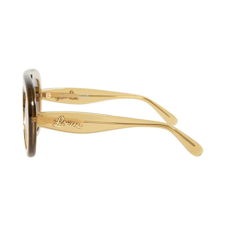 Loewe Curvy Sunglasses Shiny Dark Green/Gradient Brown