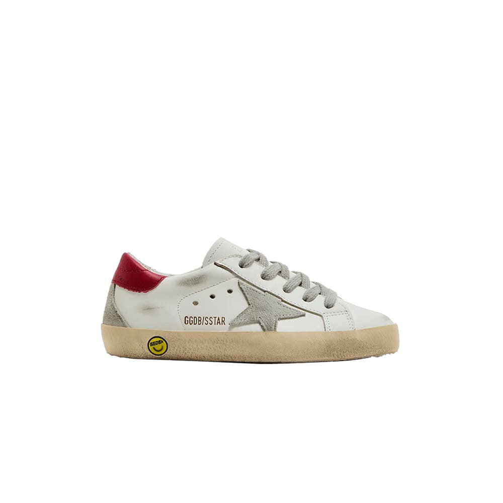 Golden Goose Superstar Infant White Red