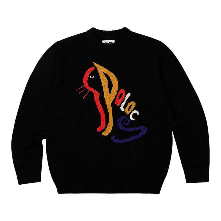 Palace Cat Knit Black