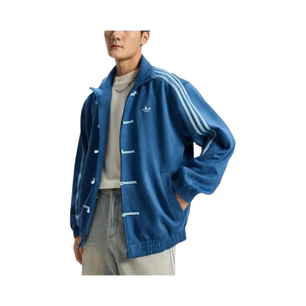 Adidas Originals CTT Chinese Track Top Casual Jacket Light Grey Blue