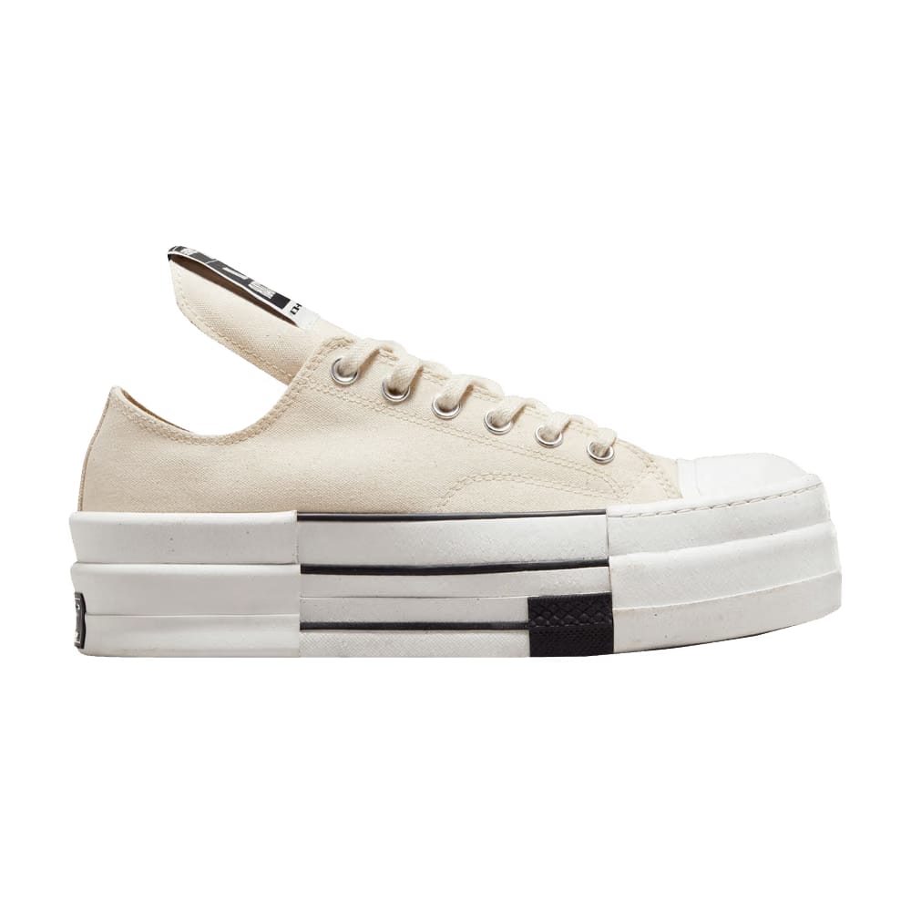 Converse x Rick Owens DRKSHDW DBL DRKSTAR Chuck 70 Low 'Natural Ivory'