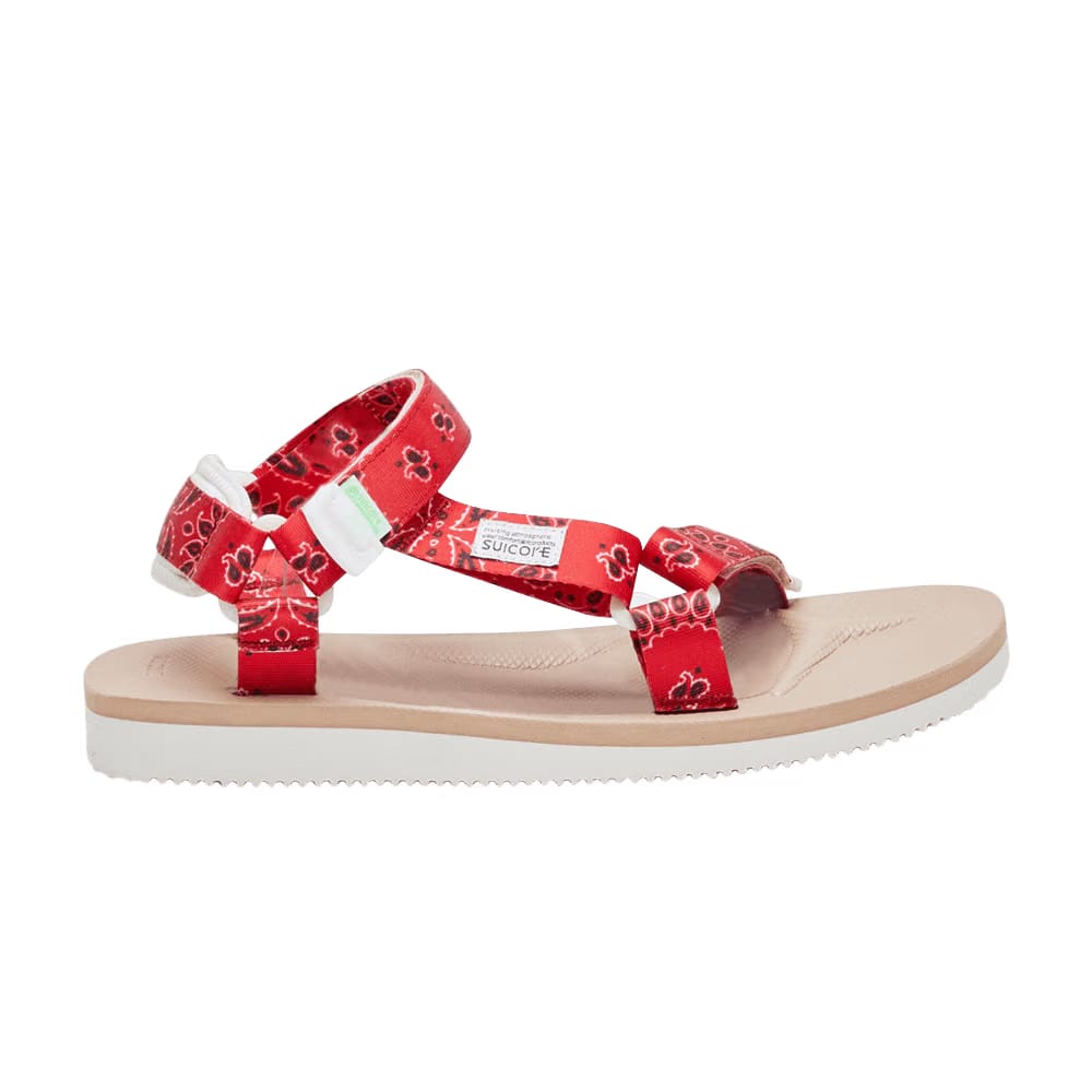 Suicoke DEPA-CAB Paisley - Red Beige