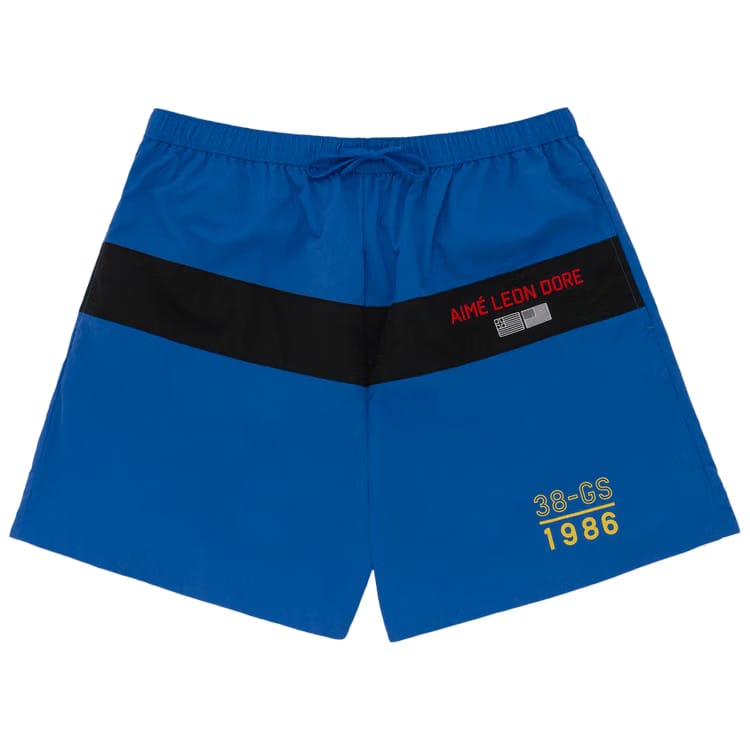Aimé Leon Dore 38-GS Offshore Paneled Shorts Royal Blue