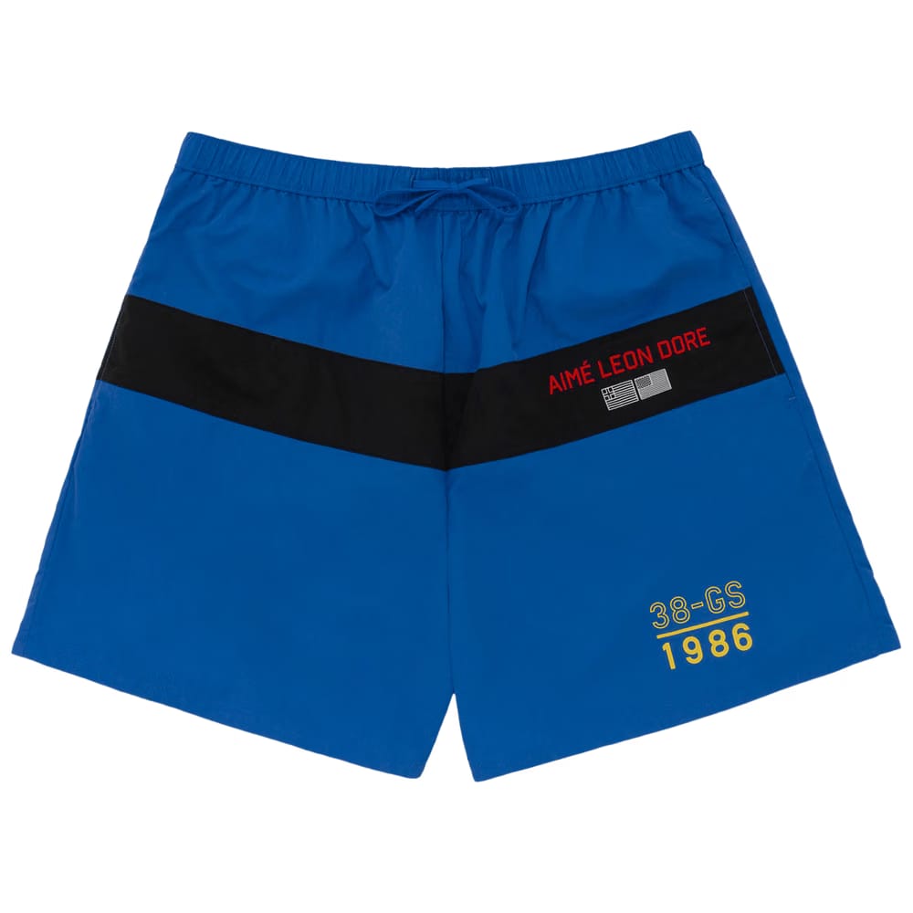 Aimé Leon Dore 38-GS Offshore Paneled Shorts Royal Blue