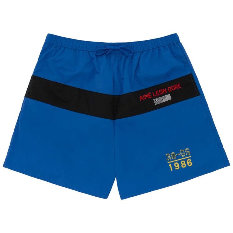 Aimé Leon Dore 38-GS Offshore Paneled Shorts Royal Blue