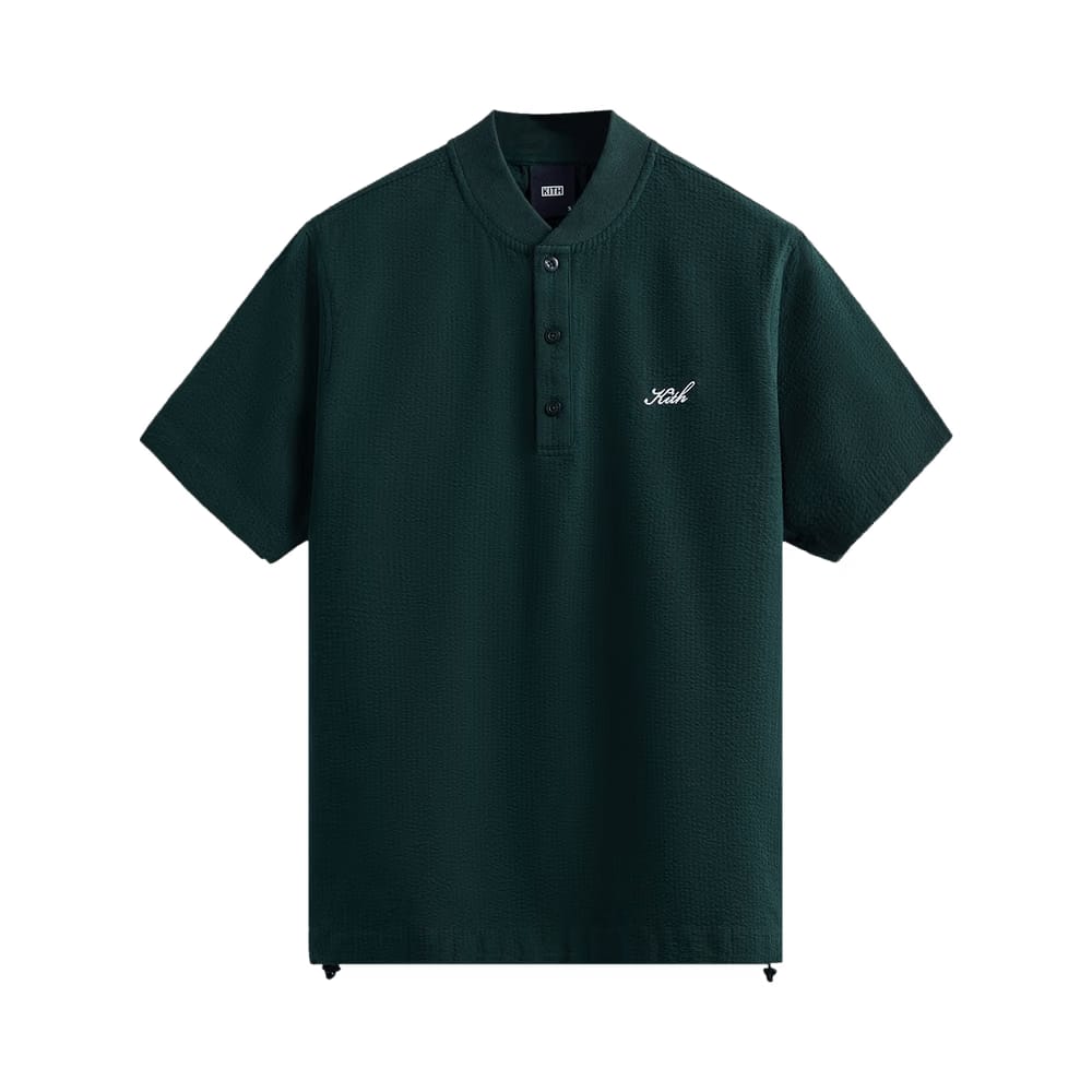 Kith Seersucker Pearson Henley Pullover Stadium