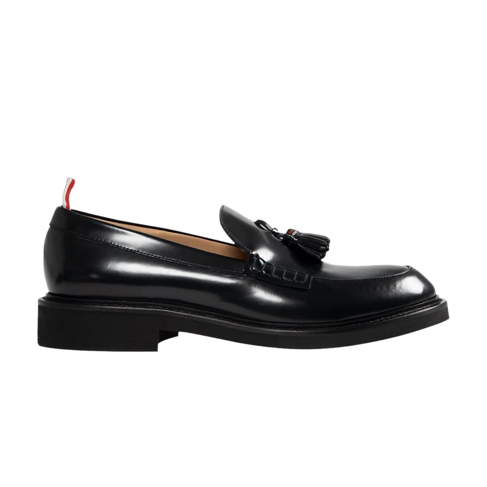 Thom Browne Spazzolato Tassel Loafer Navy