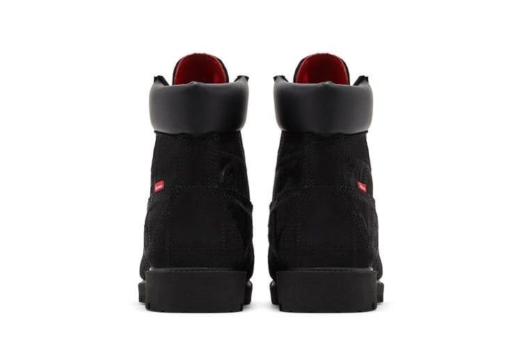 Supreme x Timberland 6 Inch Premium Waterproof Boot Patchwork - Black