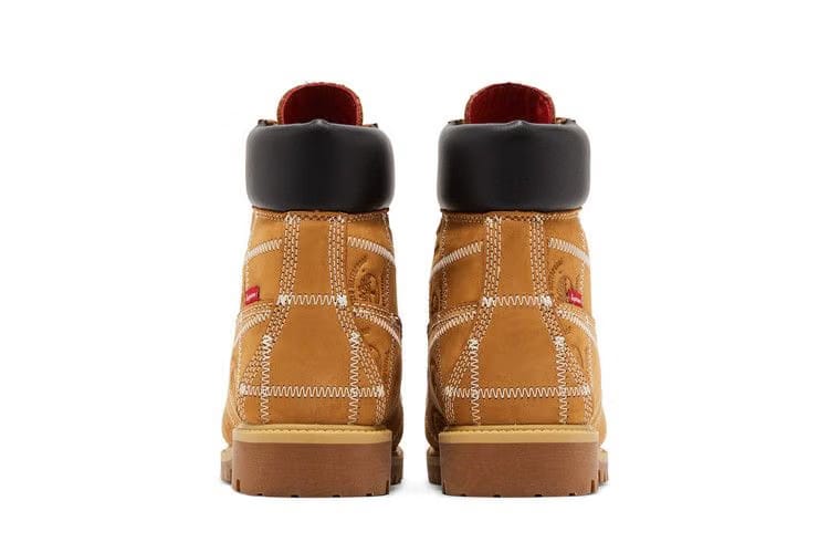 Supreme x Timberland 6 Inch Premium Waterproof Boot Patchwork - Wheat