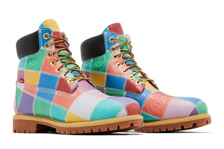Supreme x Timberland 6 Inch Premium Waterproof Boot Patchwork - Multi-Color