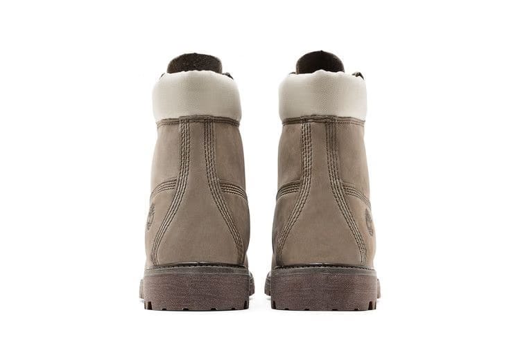 Timberland 6 Inch Premium Waterproof Boot Grey Nubuck Light Green