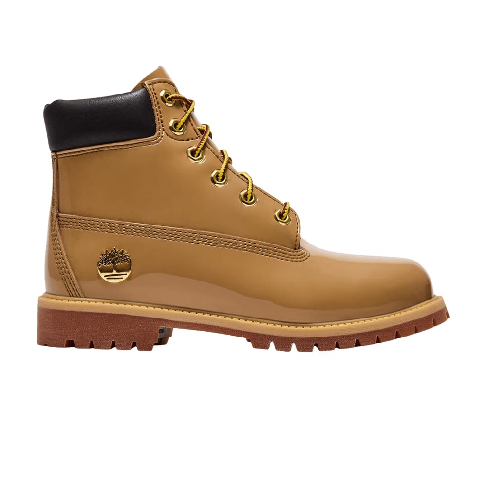 Timberland 6 Inch Premium Waterproof Boot Patent Big Kid Wheat
