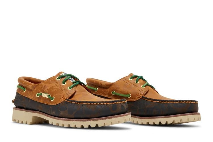 BAPE x Timberland 3-Eye Classic Wheat Camo