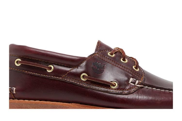 Timberland Authentic 3-Eye Lug Handsewn Boat Shoe Brown Men'S