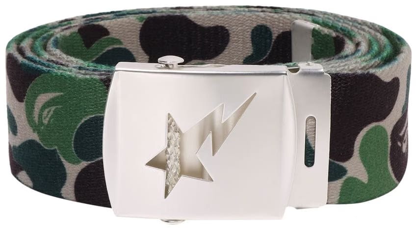 BAPE ABC Camo Sta Gi Belt Green