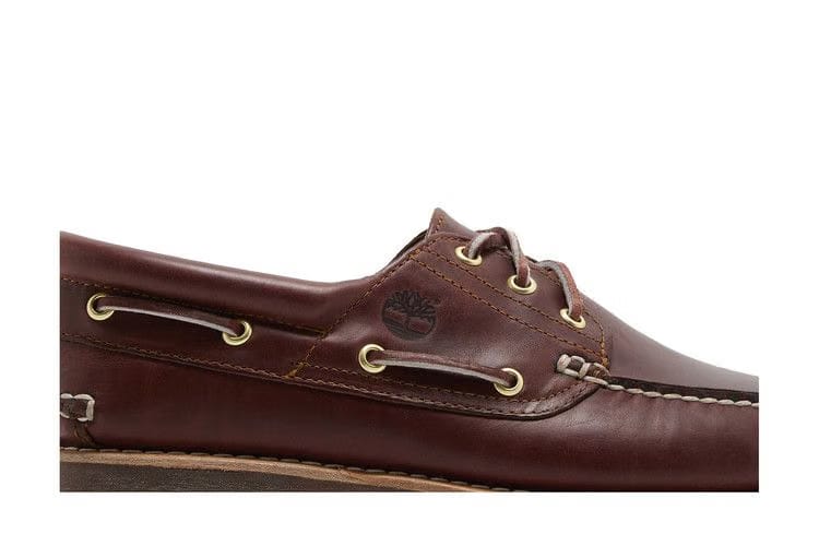Timberland 3-Eye Lug Handsewn Boat Burgundy