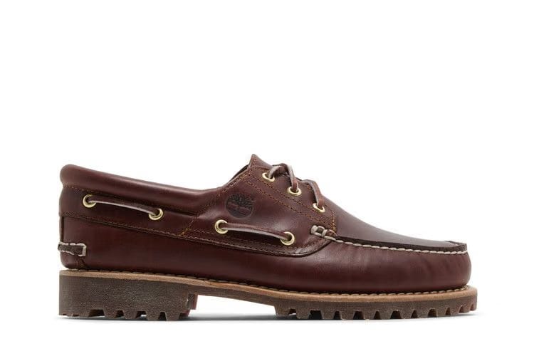 Timberland 3-Eye Lug Handsewn Boat Burgundy