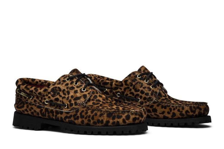 Supreme x Timberland 3-Eye Classic Lug Cheetah Print
