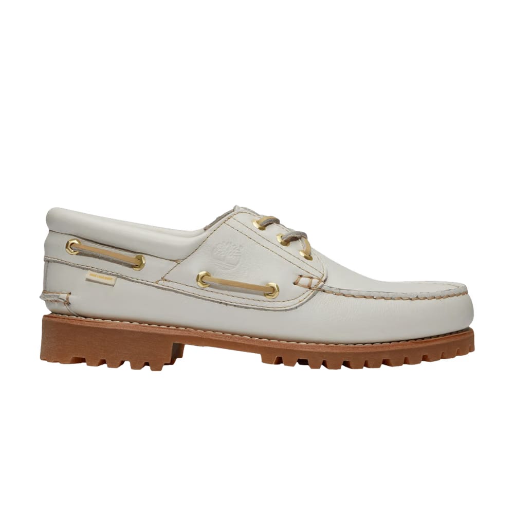 Aimé Leon Dore x Timberland 3-Eye Classic Lug Boat White