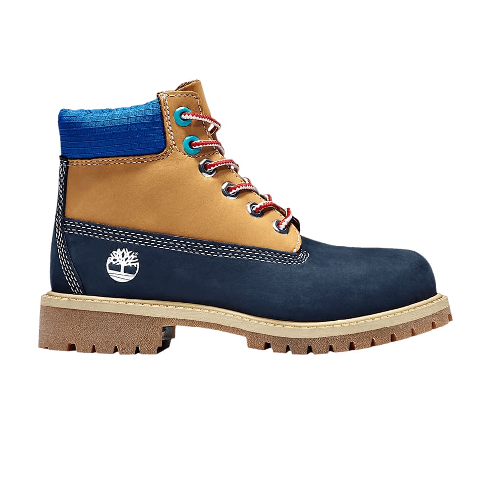 Timberland 6 Inch Premium Waterproof Boot Navy Wheat