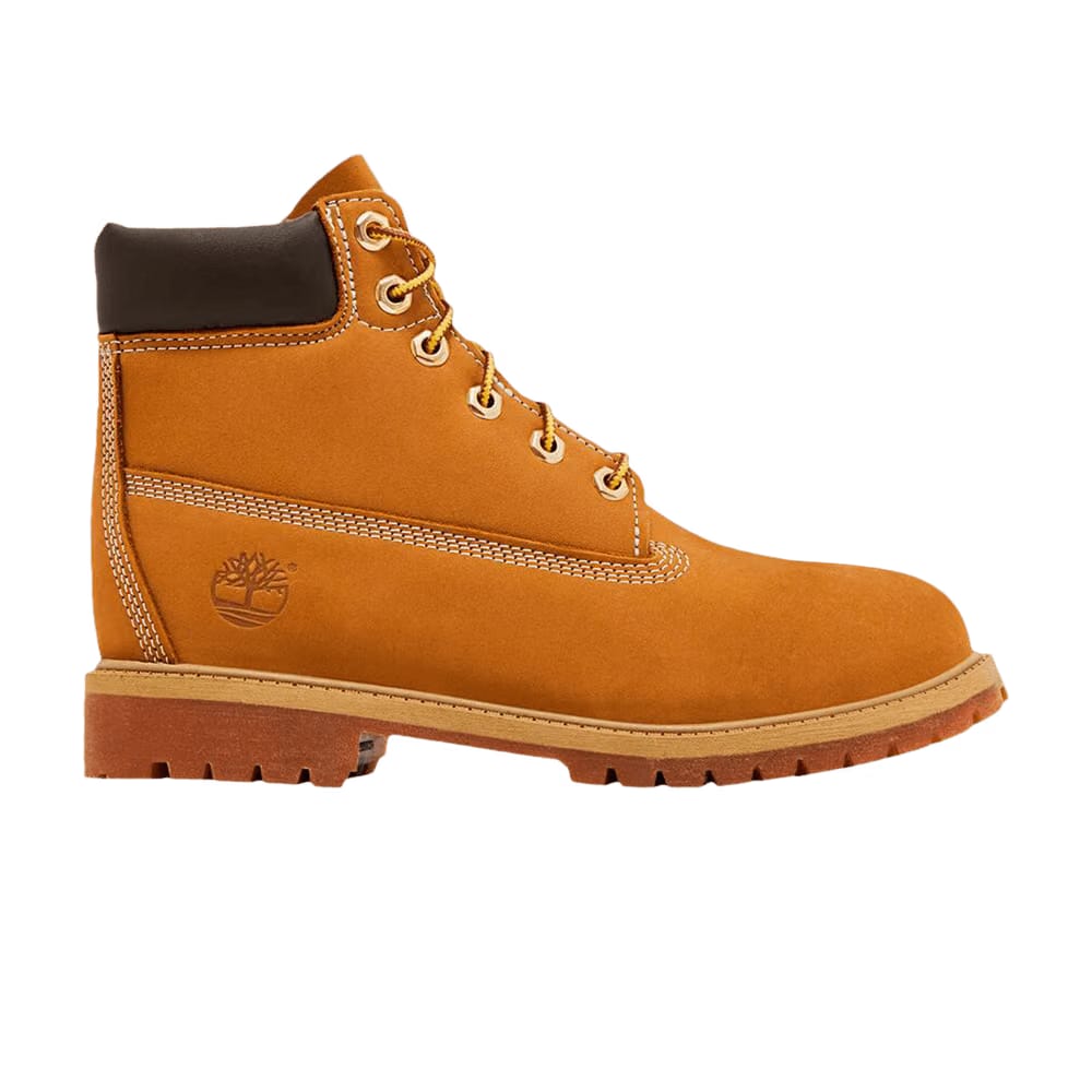Timberland 6 Inch Waterproof Premium Boot Junior Wide Wheat