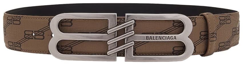 Balenciaga BB Signature 40 Belt Beige/Brown