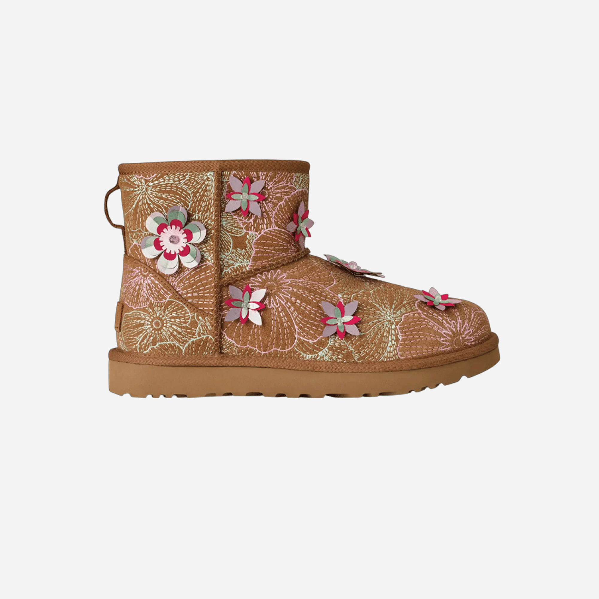 UGG Wmns Classic Mini Meadow 'Chestnut'