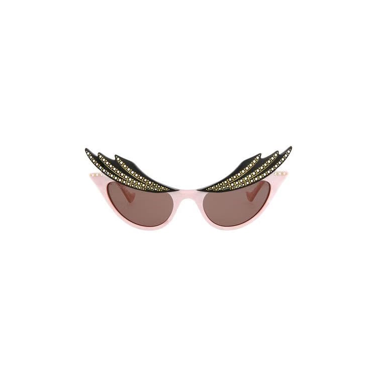Gucci Cat Eye Sunglasses Pink/Brown