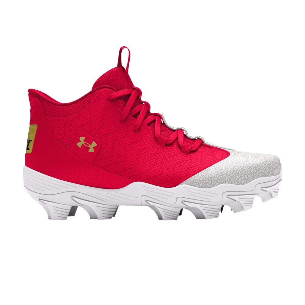 Under Armour Harper 9 RM Jr Red Metallic Gold