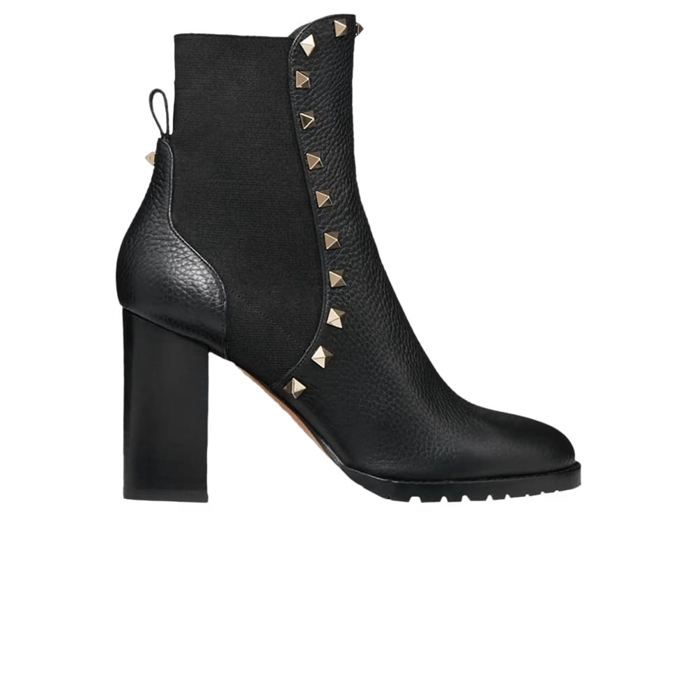 Valentino Wmns Rockstud Ankle Boot 'Black'