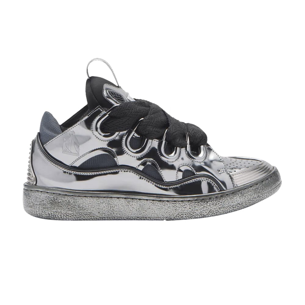 Lanvin Wmns Curb Sneakers 'Metallic Silver'
