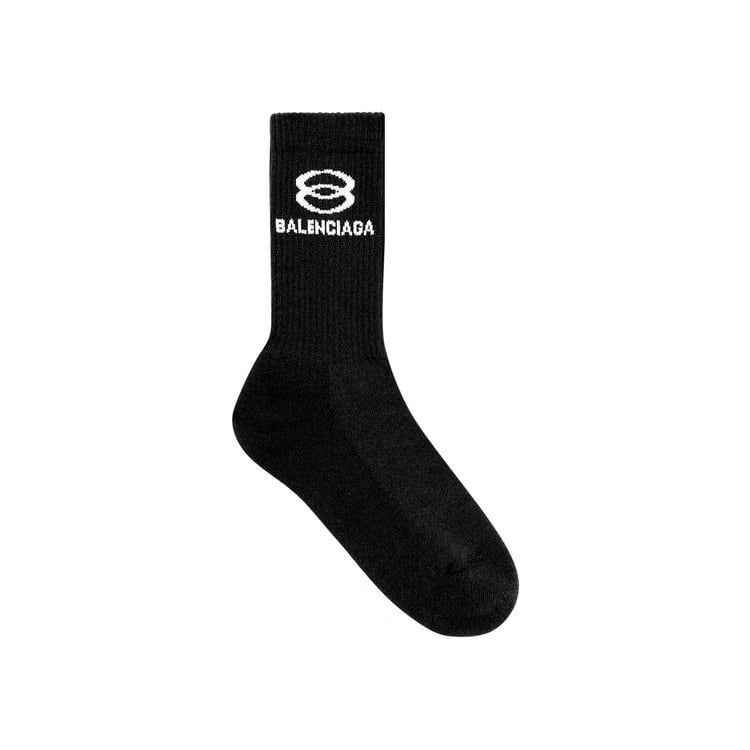 Balenciaga Unity Tennis Socks Black/White