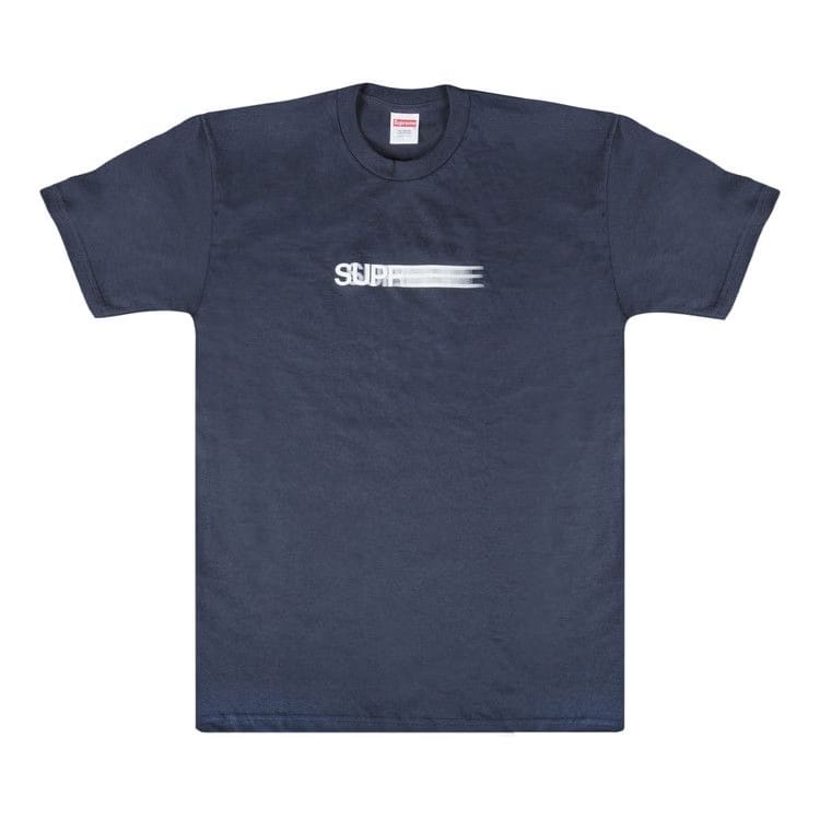 Supreme Motion Logo T-Shirt Navy