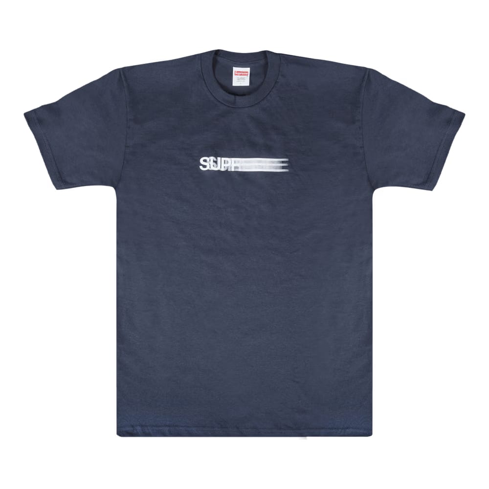 Supreme Motion Logo T-Shirt Navy