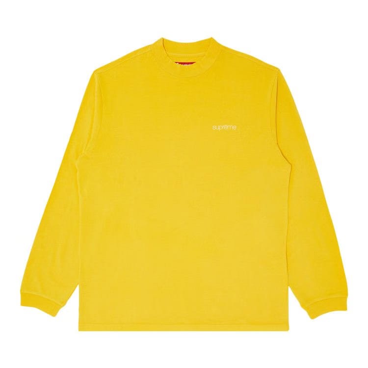 Supreme Mock Neck Long-Sleeve Top Yellow