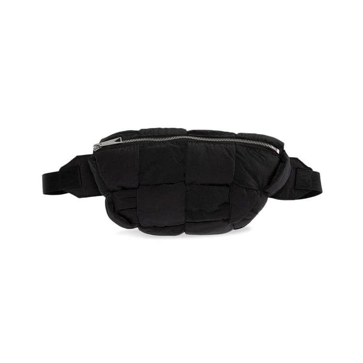 Bottega Veneta Cassette Fanny Pack Black/Silver