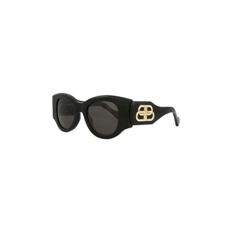 Balenciaga Round Sunglasses Black/Grey