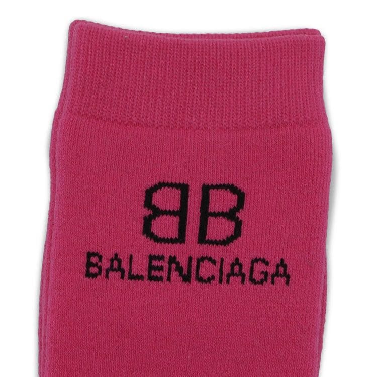 Balenciaga BB Socks Pink/Black