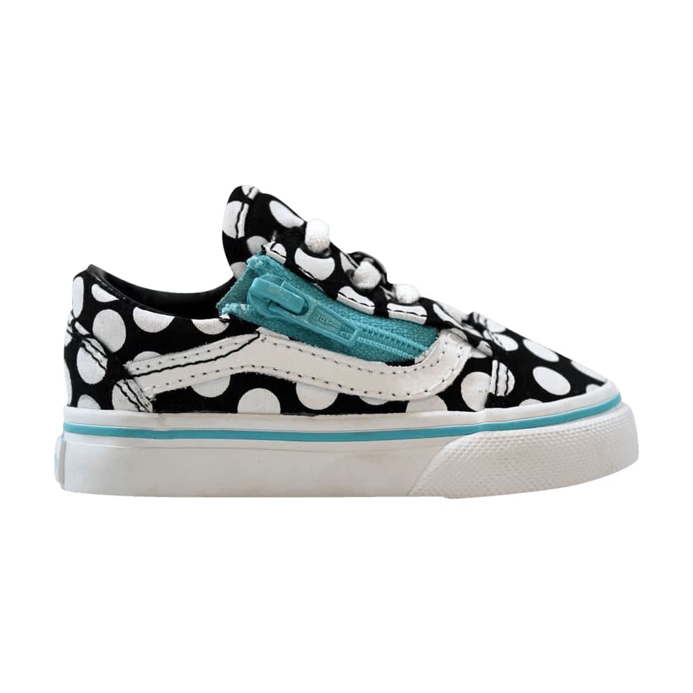 Vans Old Skool Zip Toddler Polka Dots - Black
