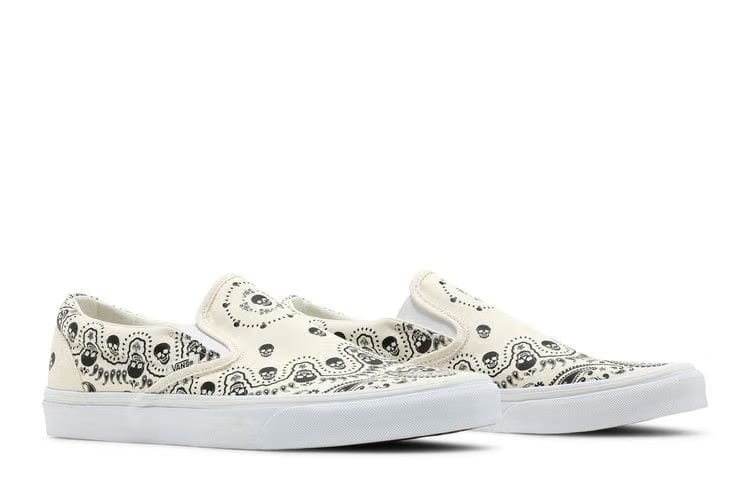 Vans Classic Slip-On Bandana - Classic White