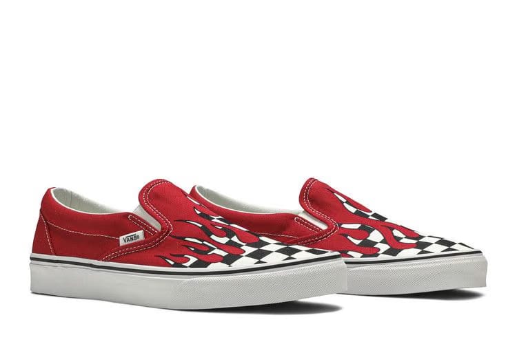 Vans Slip-On Checker Flame
