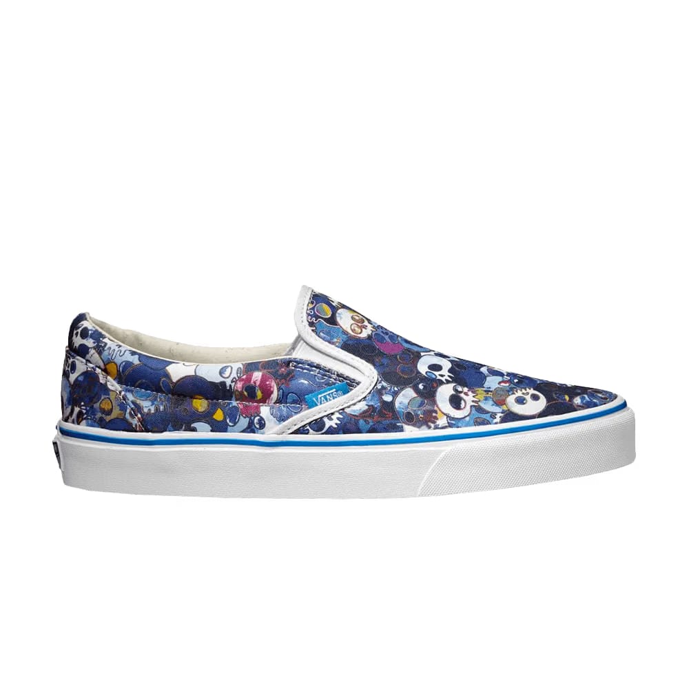 Takashi Murakami x Vans Classic Slip On LX Blue Skulls